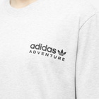 Adidas Men's Adventure T-Shirt in Light Grey Heather