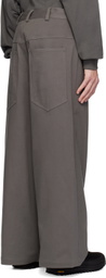 A. A. Spectrum Gray Katana Trousers