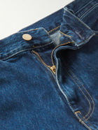 Carhartt WIP - Rider Straight-Leg Flannel-Trimmed Jeans - Blue