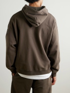 Canada Goose - Rove Logo-Appliquéd Cotton-Jersey Hoodie - Brown