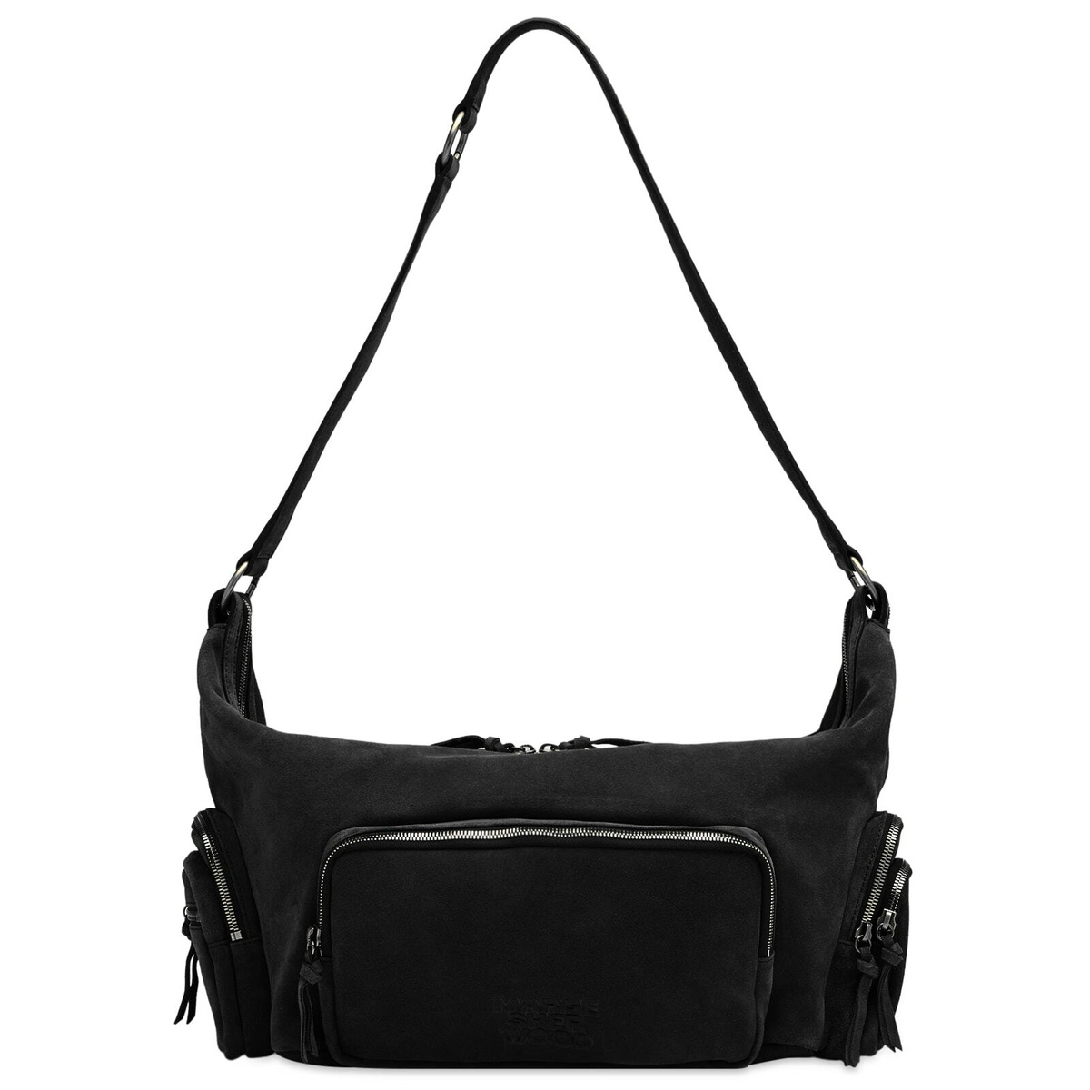 MARGESHERWOOD Women's Zipper Small Bag in Blue Dream Glossy