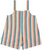 TINYCOTTONS Baby Off-White Retro Lines Overalls