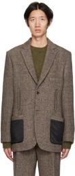 Acne Studios Gray Single-Breasted Blazer