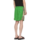 Gucci Green Logo Tape Shorts