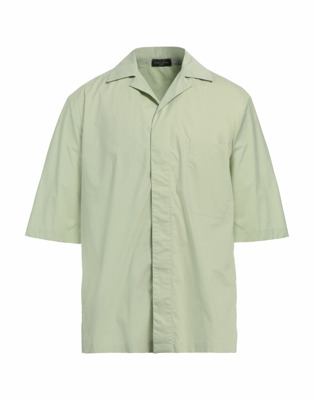 Roberto Collina Mens Shirt Light in Green
