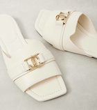 Jimmy Choo Nako leather slides