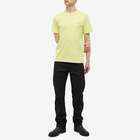 Maison Kitsuné Men's Tonal Fox Head Patch Regular T-Shirt in Lemon