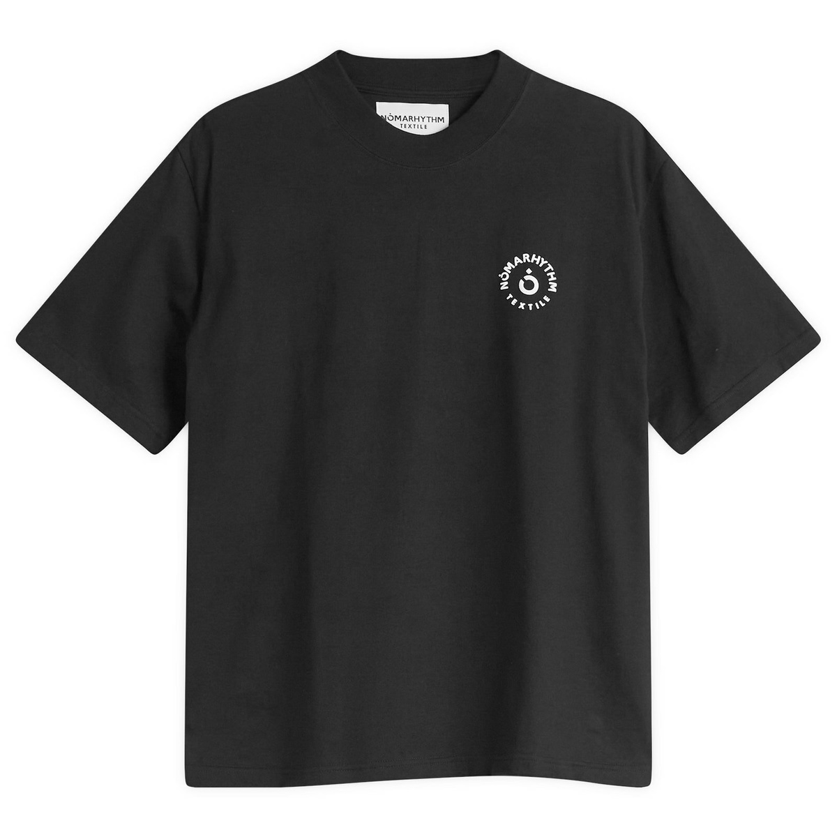 NOMARHYTHM TEXTILE Men's Logo T-Shirt in Black