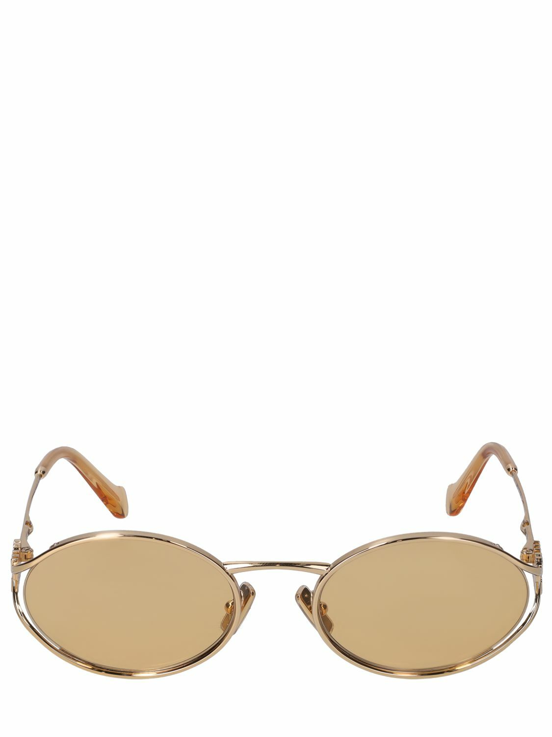 MIU MIU - Oval Metal Sunglasses Miu Miu