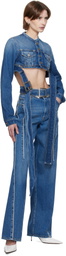 Jean Paul Gaultier Blue 'The Belted' Denim Jacket