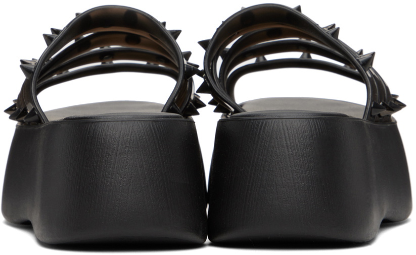 Jean Paul Gaultier Black Melissa Edition 'The Becky Punk Love' Slides