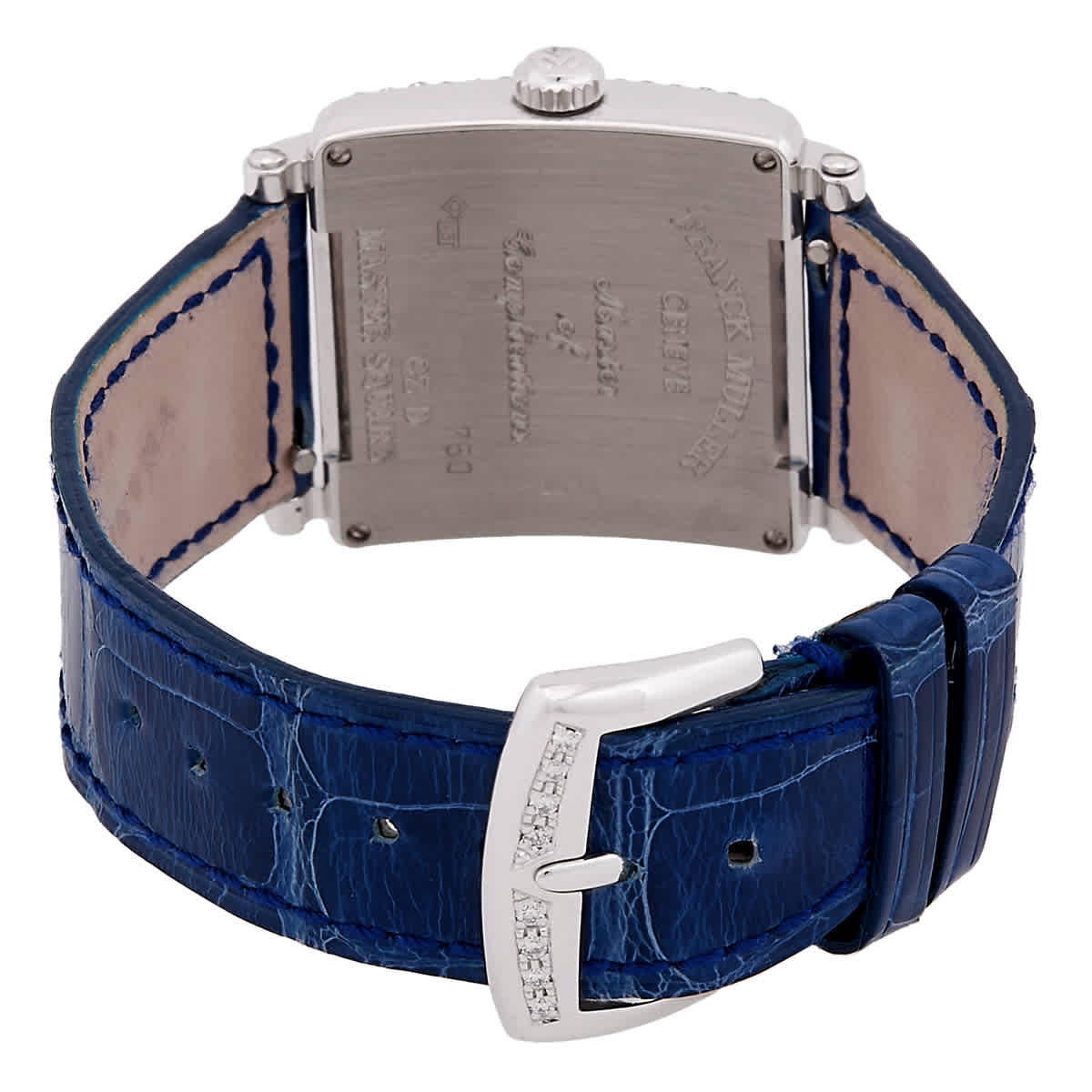 Franck Muller Master Square Quartz Diamond Silver Dial Watch 6002 S QZ D OG