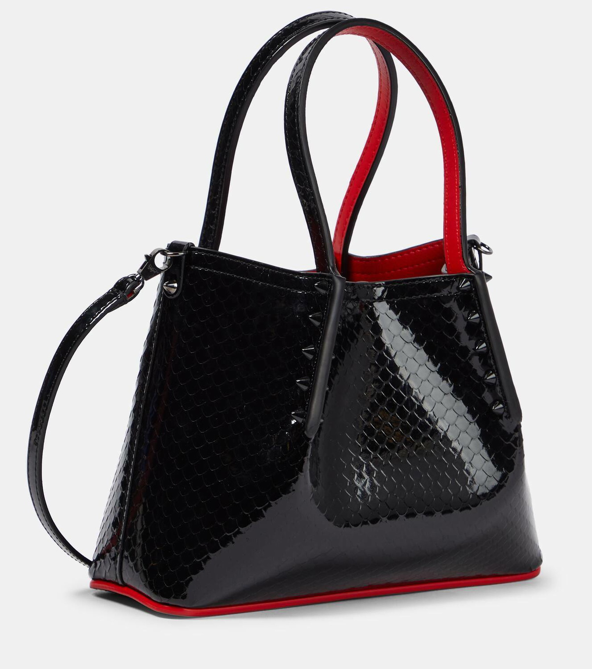 ショルダーバッグ・ポシェット Christian Louboutin Cabarock Mini patent leather tote bag Christian Louboutin Cabarock Mini patent leather tote bag