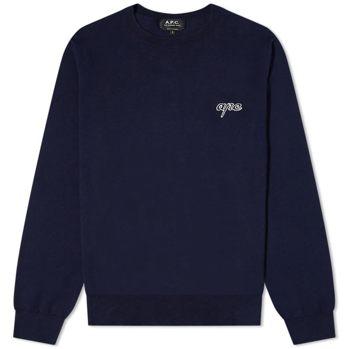 Photo: A.P.C. Otis Logo Crew Knit