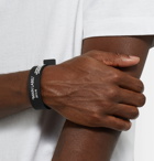 Off-White - Printed Rubber Bracelet - Black