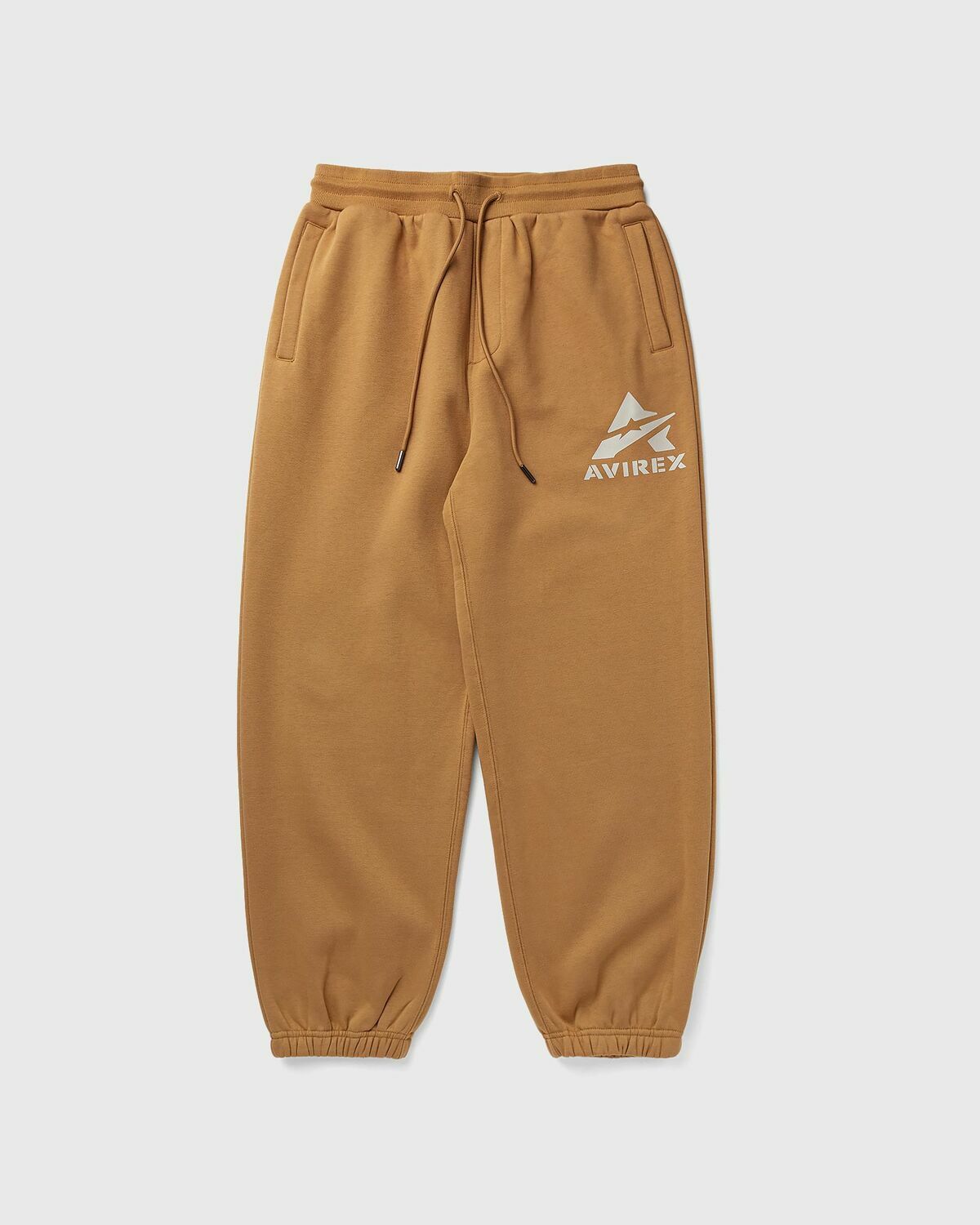 Avirex STACKED LOGO JOGGER Brown Mens Sweatpant