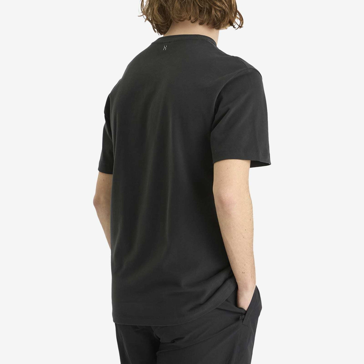 Haglöfs Men's Logo T-Shirt in True Black