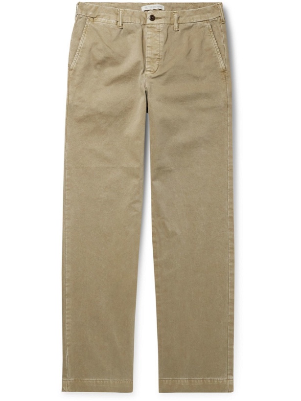 Photo: OUTERKNOWN - Fort Garment-Dyed Organic Cotton-Twill Chinos - Green