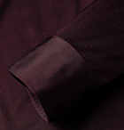 TOM FORD - Slim-Fit Jersey Shirt - Burgundy