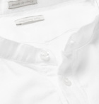 Massimo Alba - Vasells Grandad-Collar Modal and Cotton-Blend Half-Placket Shirt - Men - White