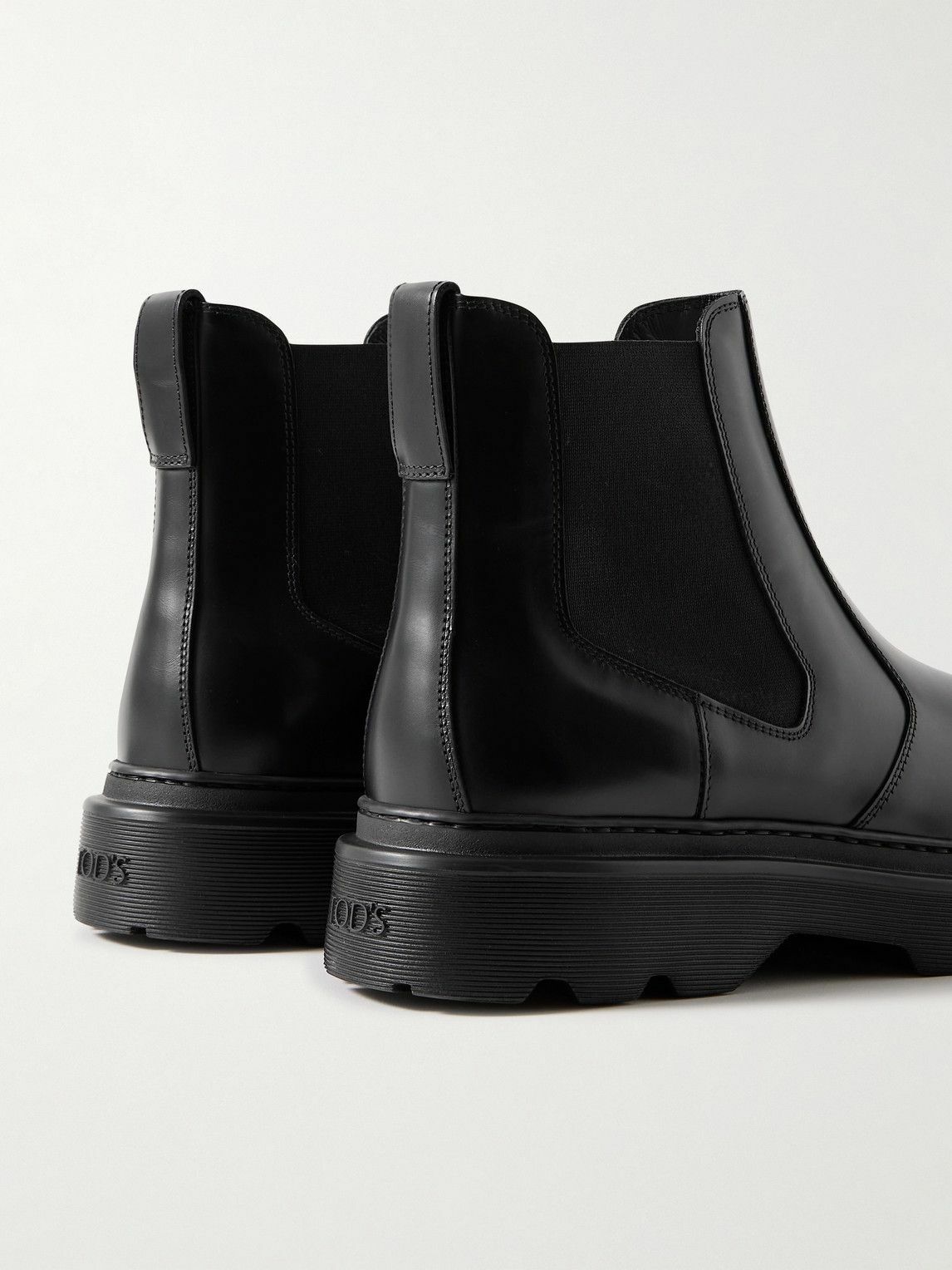 Tod's - Leather Chelsea Boots - Black