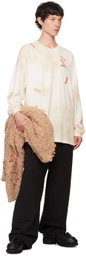 doublet White Bandage Embroidery Long-Sleeve T-Shirt