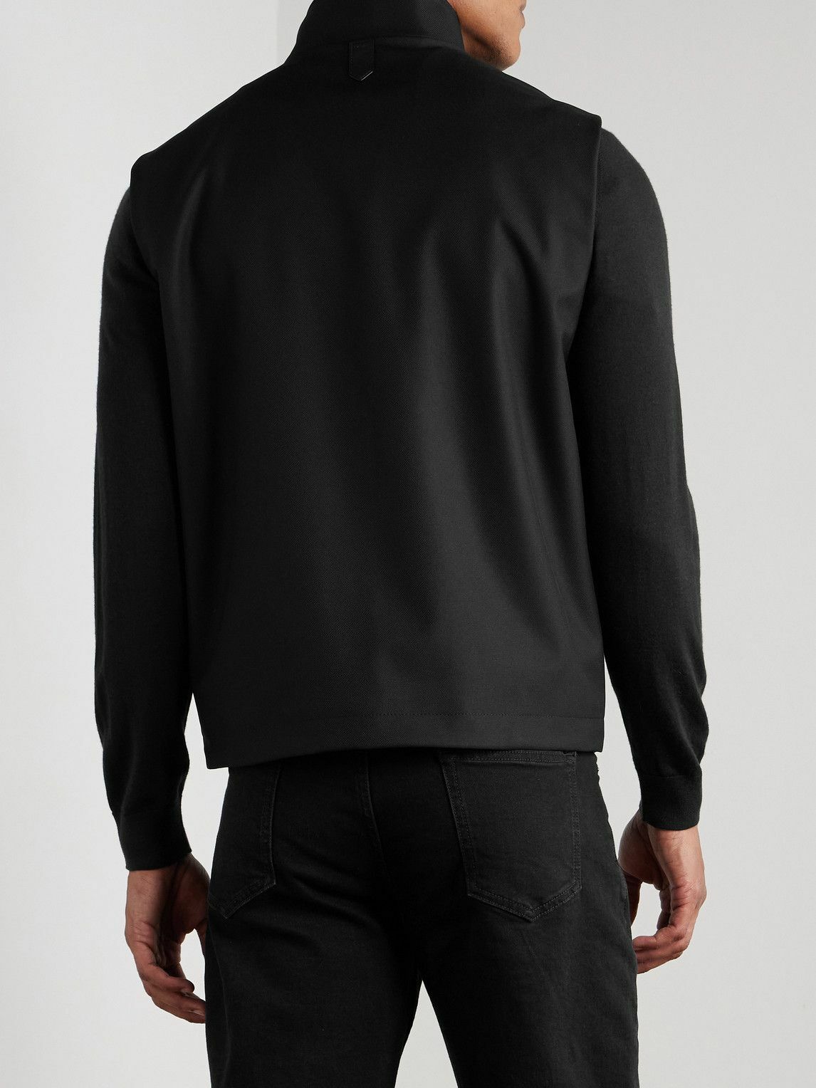 Canali - Shell Gilet - Black