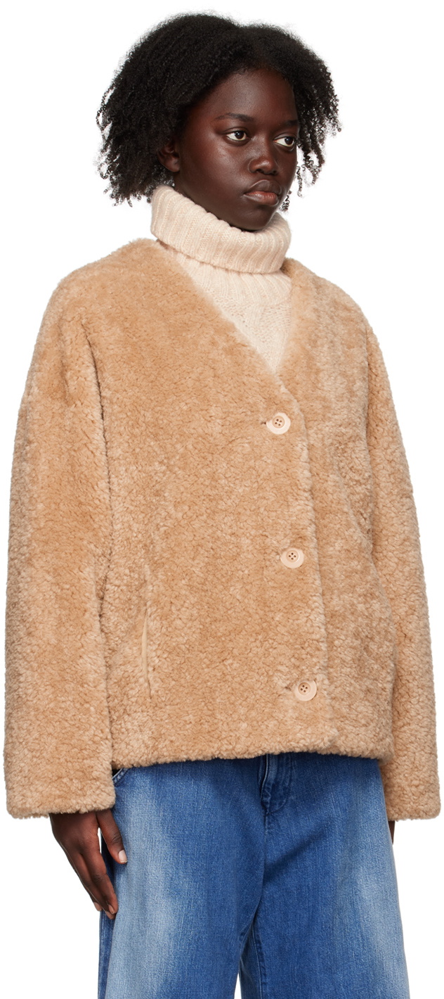 【関税込み】Stand Studio ブラウン Rosie ジャケット Stand Studio Brown Rosie Jacket Stand Studio