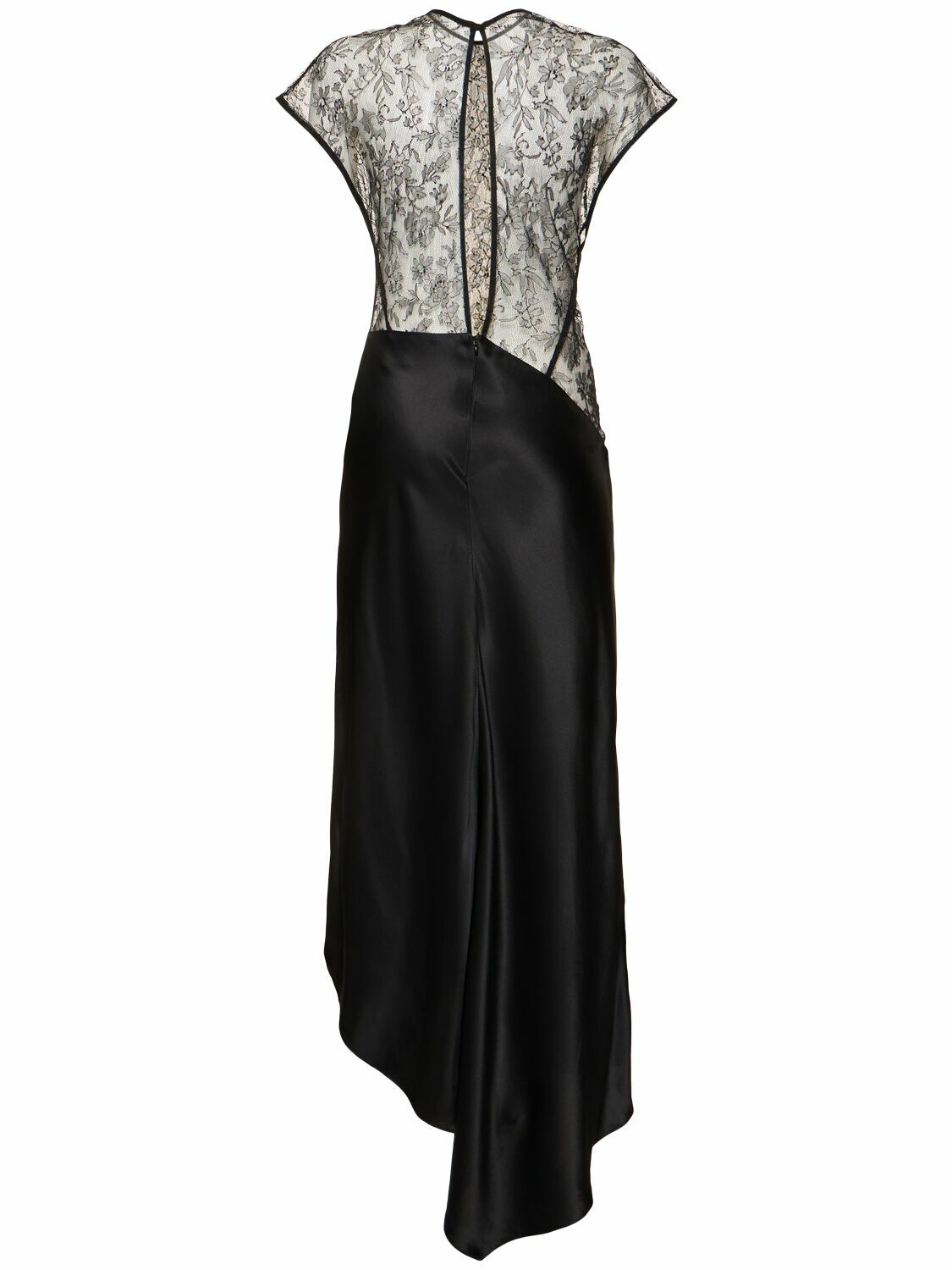 TOVE Beline Lace & Satin Long Dress Tove