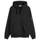 Stone Island Men's Garment Dyed Hoodie in Black