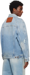 Palm Angels Blue Sunset Denim Jacket