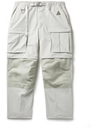 Nike - ACG Smith Summit Convertible Straight-Leg Panelled Nylon-Blend Cargo Trousers - Neutrals