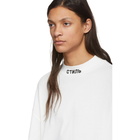 Heron Preston White Turtleneck Style Long Sleeve T-Shirt