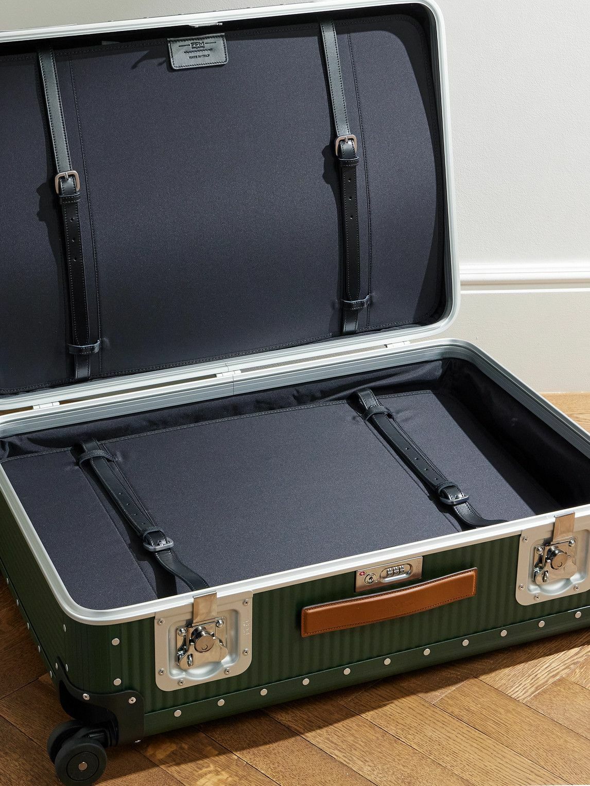 FPM Milano - Bank Spinner 76cm Leather-Trimmed Polycarbonate Spinner Suitcase
