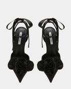 Steve Madden Rosie Heels in Black Satin