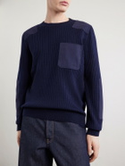 A.P.C. - Mallarme Ribbed-Knit Virgin Wool Sweater - Blue