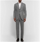 SALLE PRIVÉE - Anthracite Rocco Slim-Fit Mélange Wool-Flannel Suit Trousers - Gray