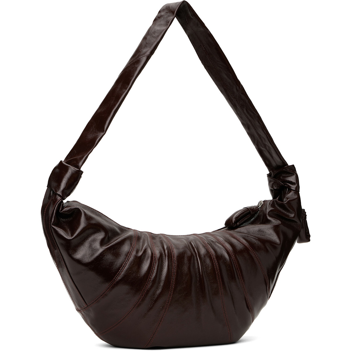 LEMAIRE Brown Large Croissant Bag