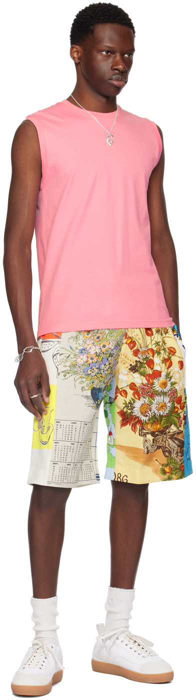 Marine Serre Multicolor Regenerated Shorts