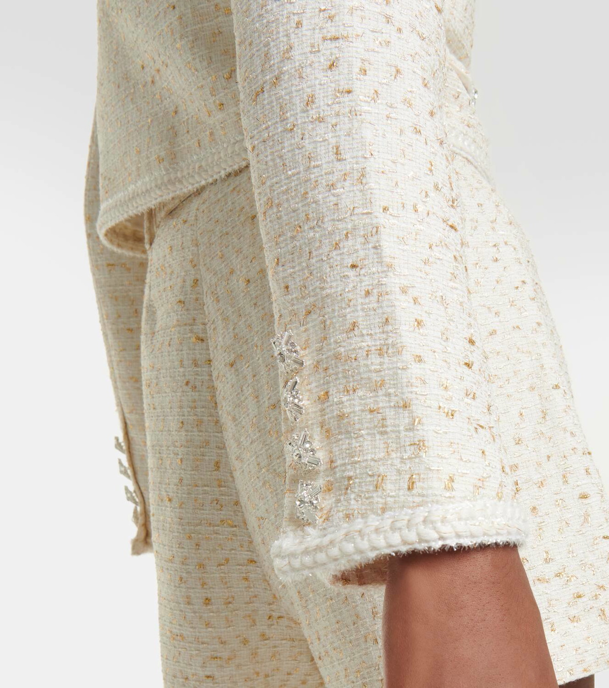 Self-Portrait Sequin bouclé jacket