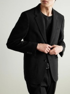 Mr P. - Wool-Blend Seersucker Blazer - Black