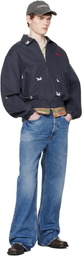 Carne Bollente Navy Hareington Horny Jacket