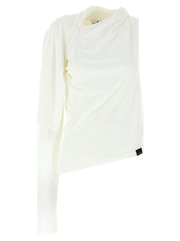 Photo: Courrèges asymetrique Off The Shoulder T-shirt