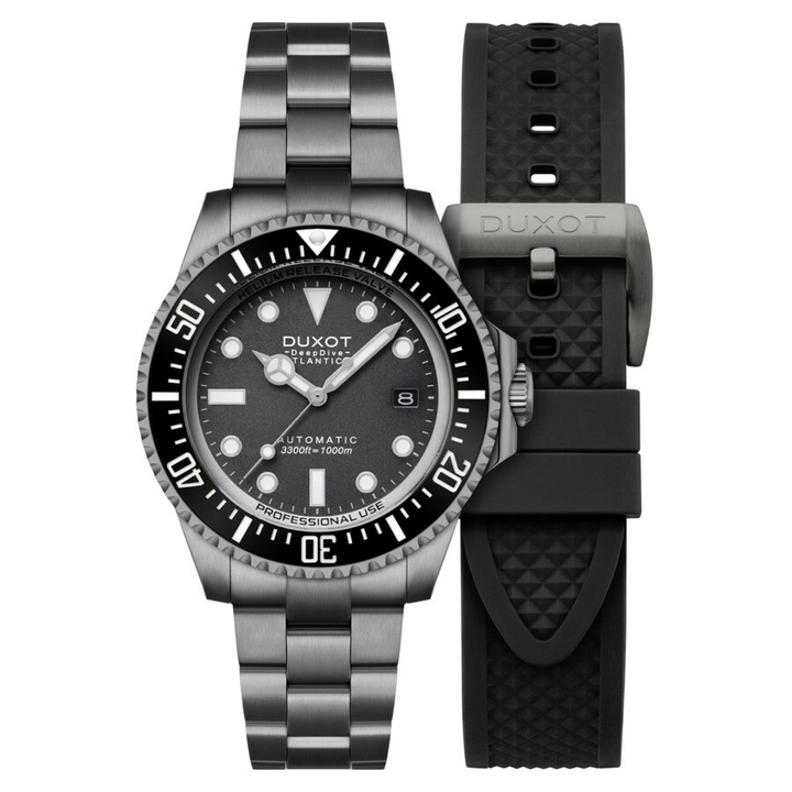 Photo: Duxot Atlantica Automatic Grey Dial Mens Watch DX-2066-88