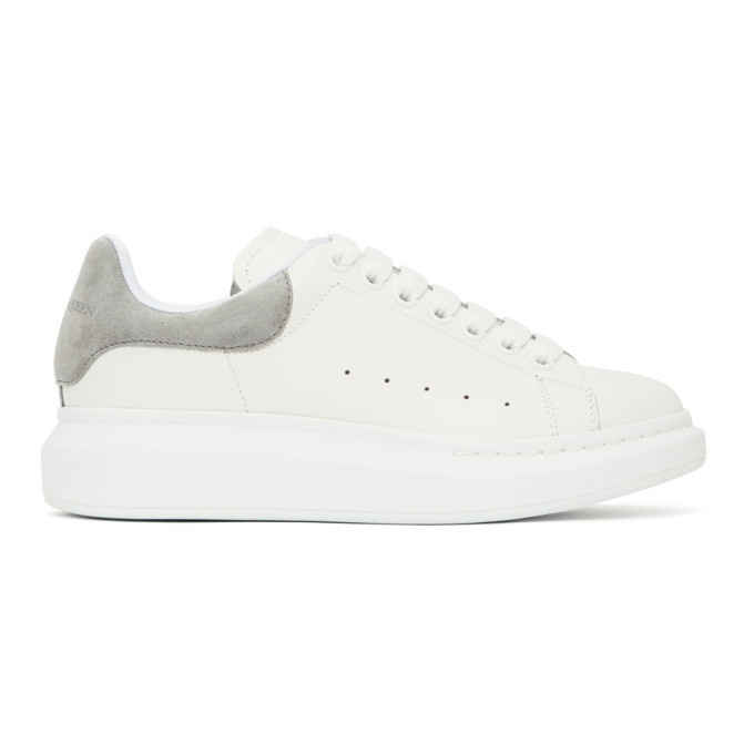 Photo: Alexander McQueen White and Grey Oversized Sneakers