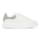 Alexander McQueen White and Grey Oversized Sneakers