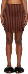 a. roege hove Burgundy Katrine Miniskirt