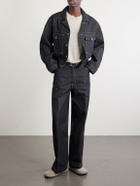 The Elder Statesman - Lenny Ribbed Wool, Silk and Linen-Blend T-Shirt - Neutrals