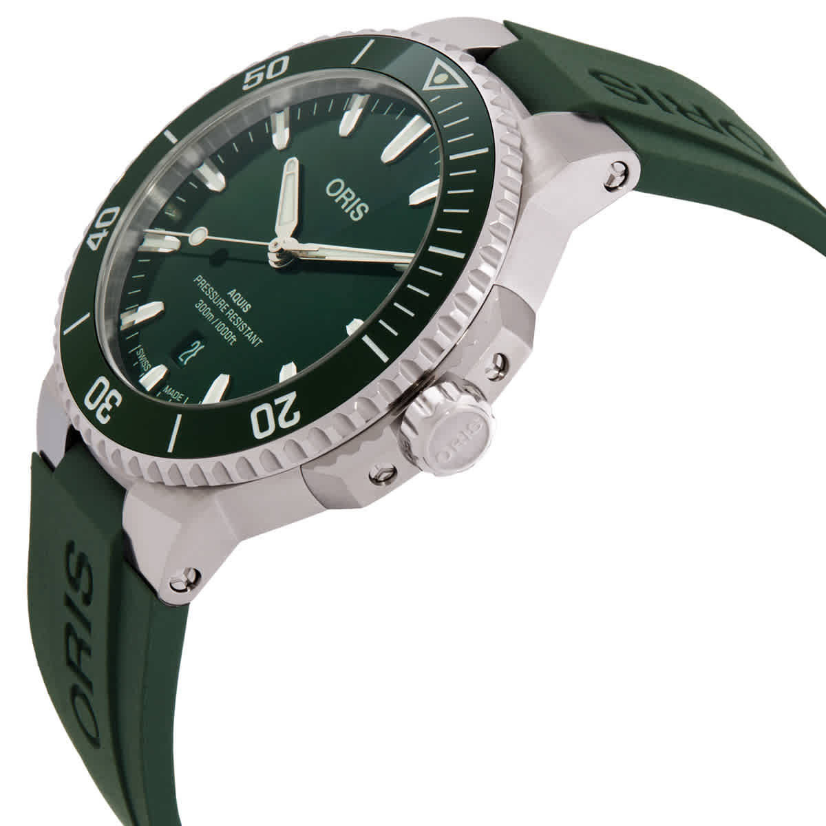 Oris Aquis Date Automatic Green Dial Mens Watch 01 733 7787 4157-07 4 22 37FC