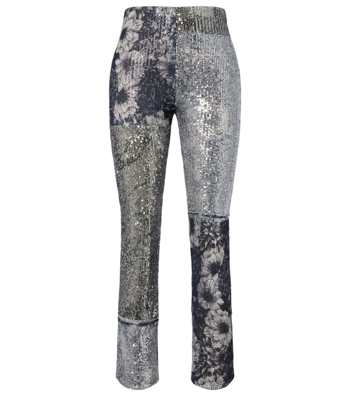 Photo: Maison Margiela Sequined patchwork slim pants